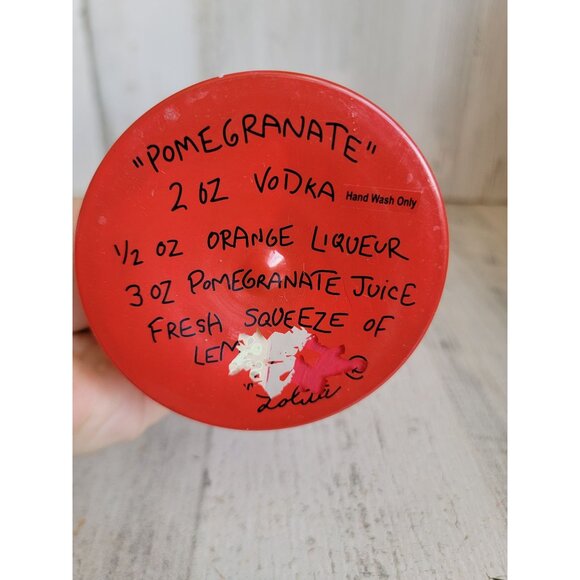 Lolita pomegranate martini glass drinkware decor fruit - Picture 9 of 9